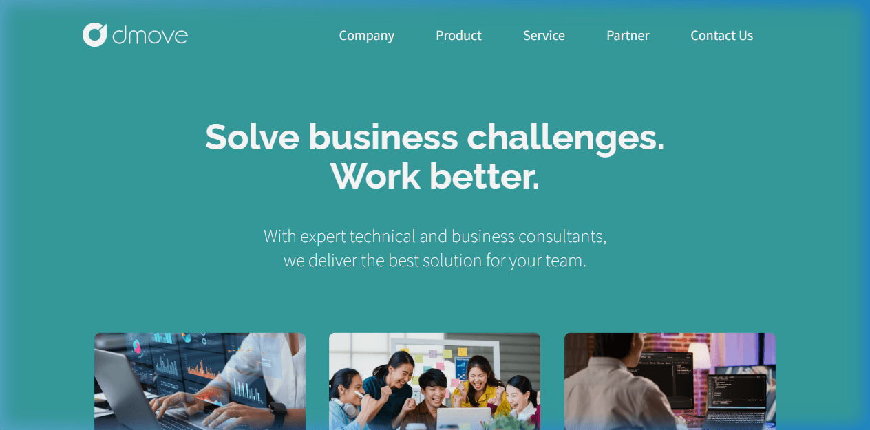 디무브 글로벌 홈페이지